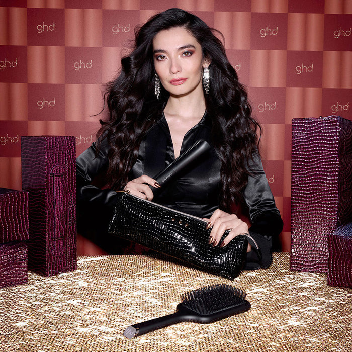 Ghd Gift Set Platinum+ - piastra e paddle brush