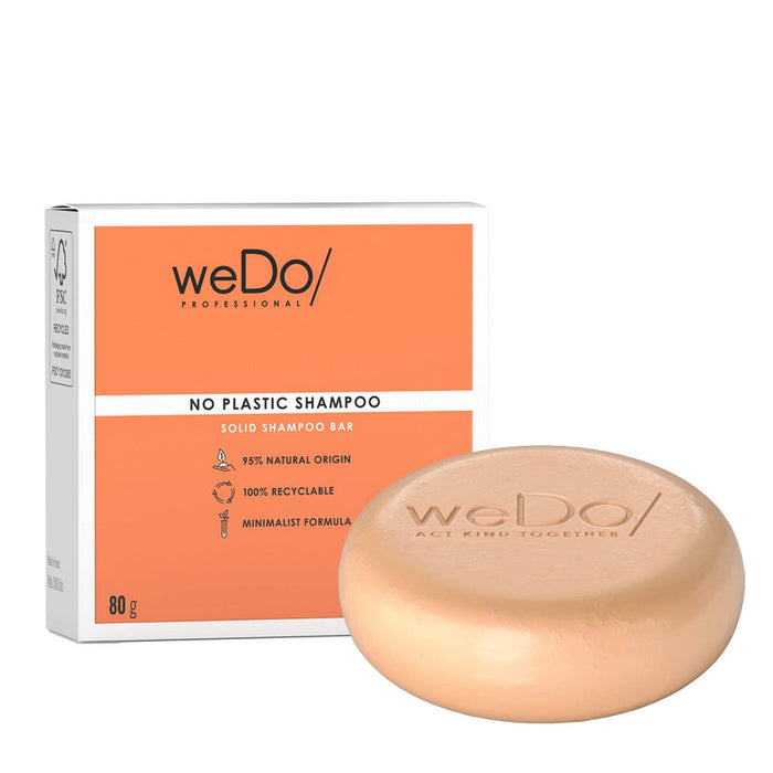 weDo No Plastic Shampoo Solido per tutti i tipi di Capelli 80gr