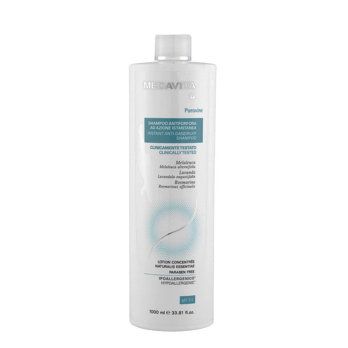 Medavita Cute Puroxine Shampoo antiforfora azione istantanea pH 5.5, 1000ml